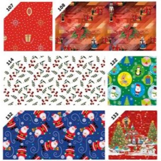 Immagine di CARTA REGALO ROTOLO 70x2mt 60pz NATALE