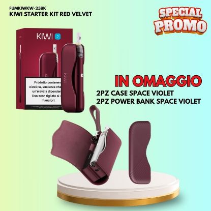 Immagine di KIWI 2 STARTER KIT RED VELVET - KIWI VAPOR (pvp.89,00)