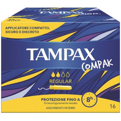 Immagine di ASSORBENTI COMPAK REGULAR 16pz GIALLO