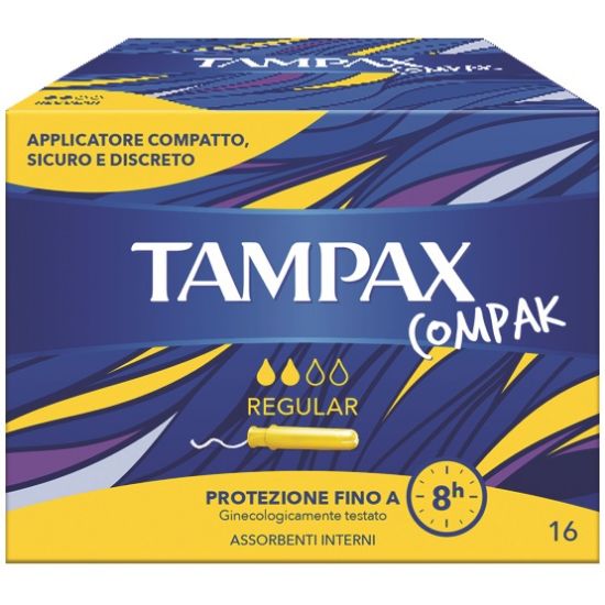 Immagine di ASSORBENTI COMPAK REGULAR 16pz GIALLO