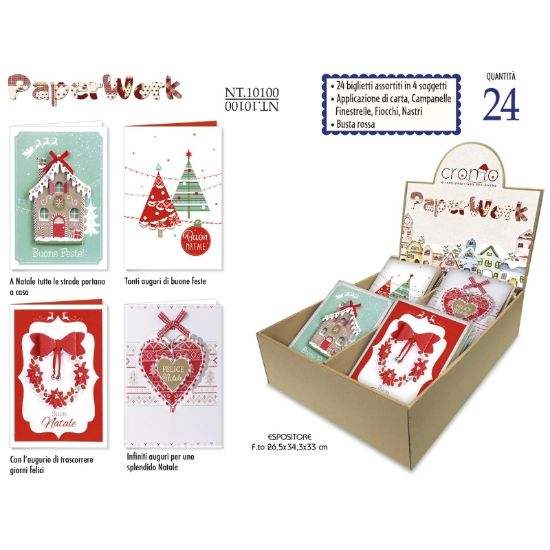 Picture of BIGLIETTI NATALE BRISTOL EXPO 24pz ASSORTITI