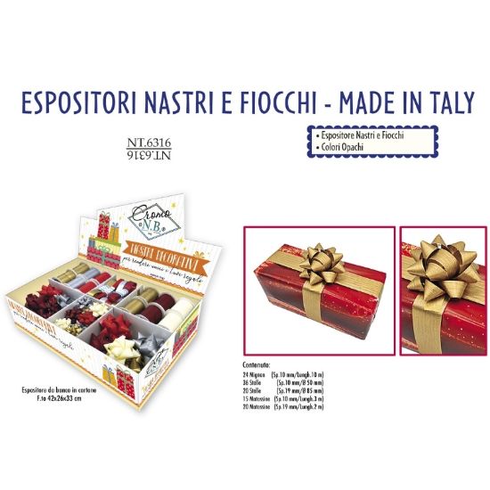 Immagine di COCCARDE E NASTRI EXPO 115pz COLORI OPACHI