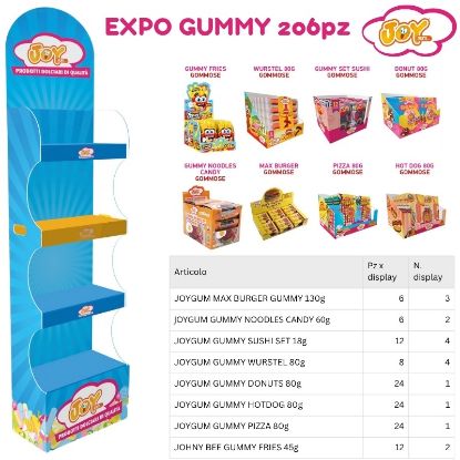 Immagine di JOY EXPO GUMMY 206pz ASSORTITI - JOYGUM