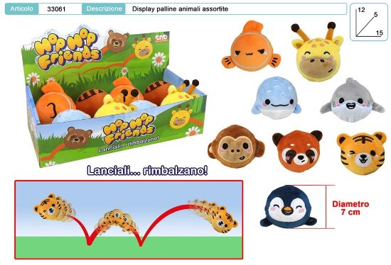 Immagine di GIOCHI TnT HOP HOP FRIENDS - PALLINE ANIMALI 1pz
