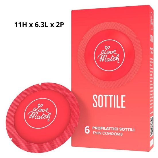 Picture of PRESERVATIVI LOVEMATCH SOTTILE 6pz