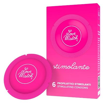 Immagine di PRESERVATIVI LOVEMATCH STIMOLANTE 6pz