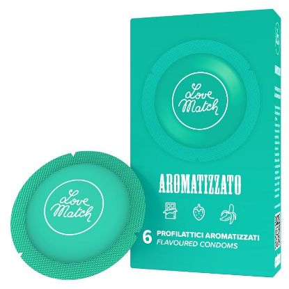 Immagine di PRESERVATIVI LOVEMATCH AROMATIZZATO 6pz