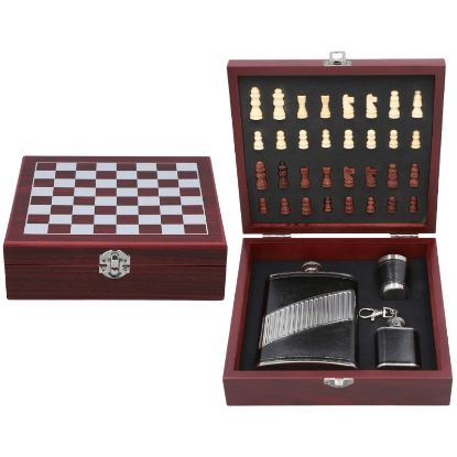 Immagine di FIASCHETTA SET REGALO + DAMA fiaschetta da 240ml, 1 tazza + MINI FIASCHETTA