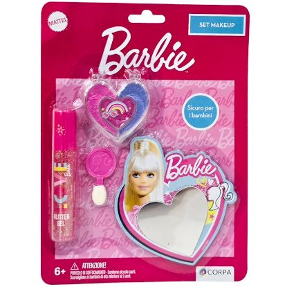 Immagine di TROUSSE TRUCCHI SET MAKE UP + SPECCHIETTO BARBIE 1pz
