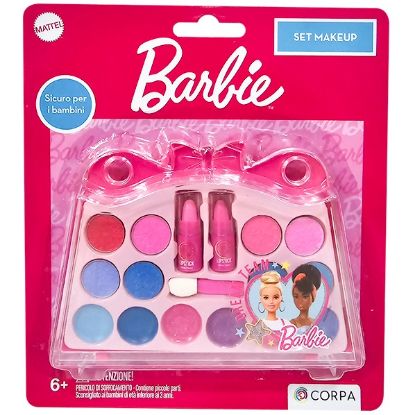 Immagine di TROUSSE TRUCCHI SET MAKE UP BORSETTA BARBIE 1pz 19x17cm