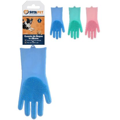 Immagine di PET GUANTO DA BAGNO PER ANIMALI 1pz IN SILICONE