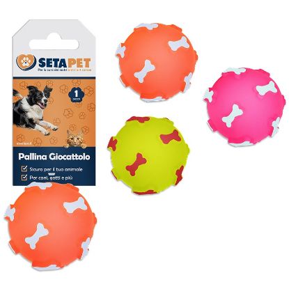 Immagine di PET PALLINA GIOCATTOLO PER ANIMALI 1pz OSSO