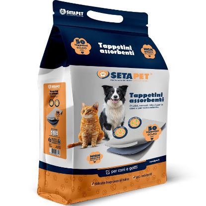 Immagine di PET TAPPETINI IGIENICI per ANIMALI 60x60cm 50pz