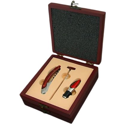 Immagine di VINO SET REGALO scatola in legno
