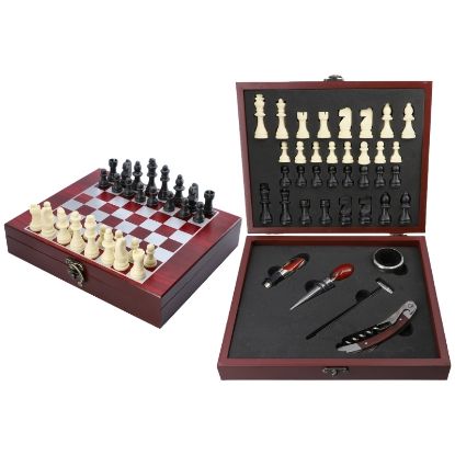 Immagine di VINO SET REGALO scatola in legno