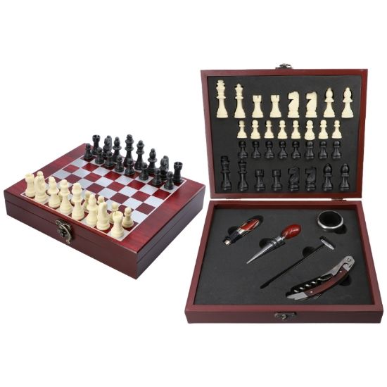 Immagine di VINO SET REGALO scatola in legno