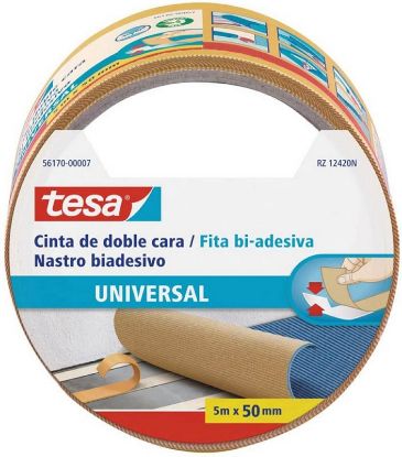 Immagine di SCOTCH BIADESIVO 50x5mt 6pz BIADESIVO UNIVERSALE TESA