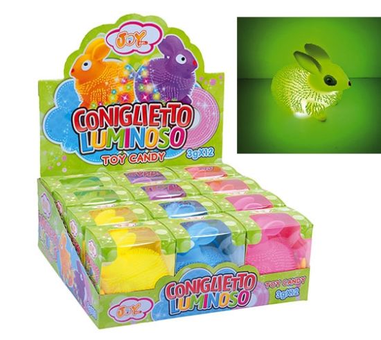 Immagine di JOY CONIGLIETTO LUMINOSO 12pz 3gr - JOYGUM