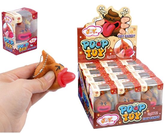 Picture of JOY POOP TOY 12pz 3gr - JOYGUM