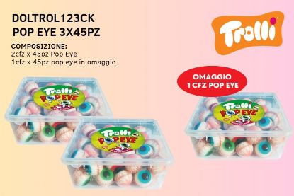 Immagine di CASA DEL DOLCE GLOTZER POP EYE 18,8gr 3x45pz VASCHETTA OCCHIONI