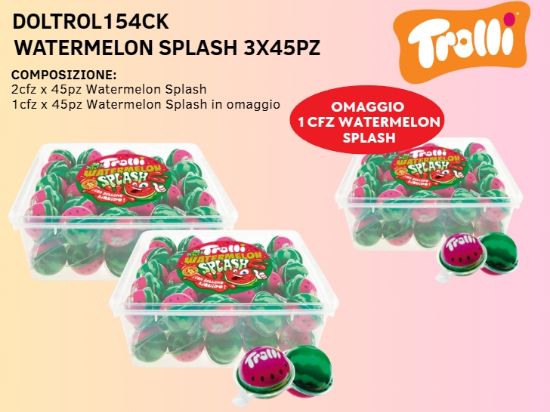Immagine di CASA DEL DOLCE WATERMELON SPLASH 18,8gr 3x45pz VASCHETTA ANGURIE