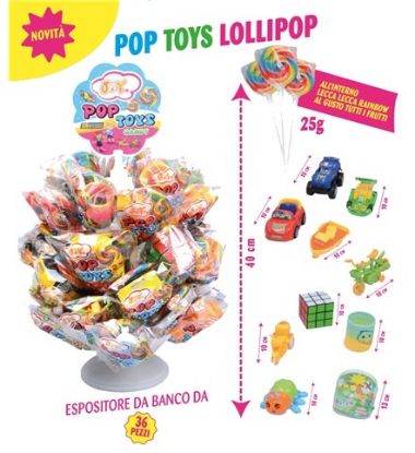 Immagine di JOY POP TOYS STAND LOLLIPOP 36pz - JOYGUM