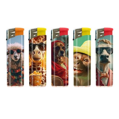 Immagine di ACCENDINO ATOMIC ELETTRONICO 50pz FUNNY ANIMALS