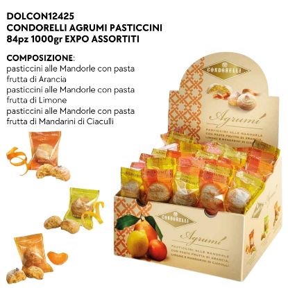 Immagine di CONDORELLI AGRUMI PASTICCINI 84pz 1000gr EXPO ASSORTITI- PR2025