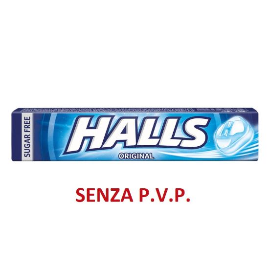 Immagine di HALLS BLU ORIGINAL STICK SENZA ZUCCHERO 20pz NON PREZZATO
