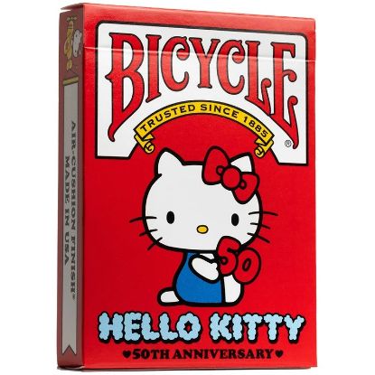 Picture of CARTE DA POKER BICYCLE 1pz Hello Kitty 50th Anniversary