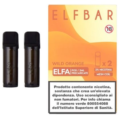 Immagine di ELFBAR ELFA RIC. POD 1x2pz 20mg/ml WILD ORANGE - PLN010834