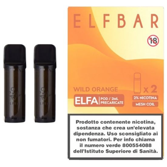 Immagine di ELFBAR ELFA RIC. POD 1x2pz 20mg/ml WILD ORANGE - PLN010834