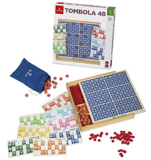 Immagine di GIOCHI SCATOLA TOMBOLA IN LEGNO 1pz DAL NEGRO