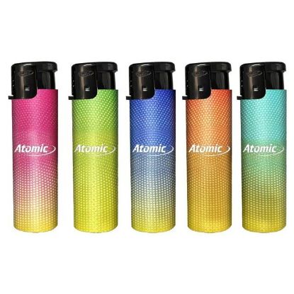 Picture of ACCENDINO ATOMIC TURBO 25pz BLUE JETFLAME TOUCHY DOTS