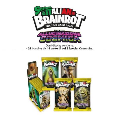Immagine di CARTE DA GIOCO BRAINROT BUSTINA 1x14pz serie Beta - Allucinanazione Cosmica