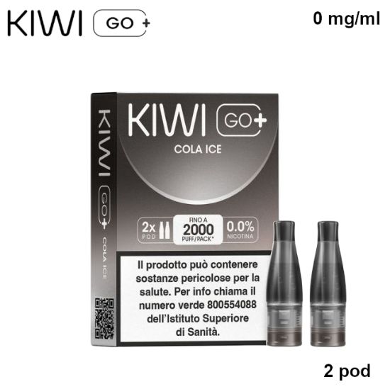 Picture of KIWI GO PLUS POD 1x2pz COLA ICE 2ml 0mg/ml - PL0014693 SENZA NICOTINA