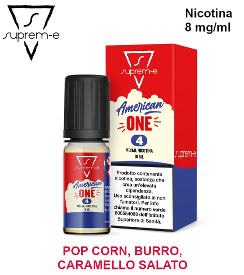 Picture of SUPREM-E E-LIQUID AMERICANONE 10ml 8mg/ml - PLN011548