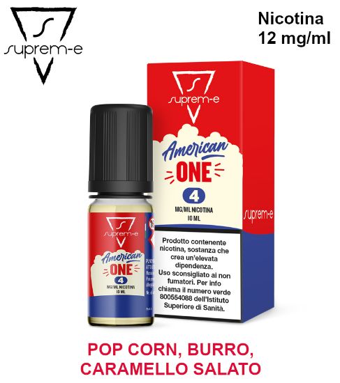 Picture of SUPREM-E E-LIQUID AMERICANONE 10ml 12mg/ml - PLN011546