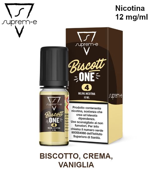 Immagine di SUPREM-E E-LIQUID BISCOTTONE 10ml 12mg/ml - PLN009003