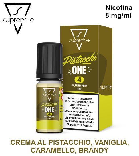 Picture of SUPREM-E E-LIQUID PISTACCHIONE 10ml 8mg/ml - PLN009000