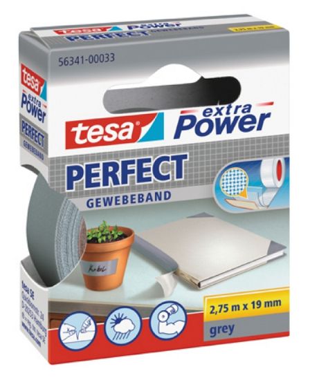 Picture of SCOTCH TELATO 19x2,75mt TELATO GRIGIO 1pz TESA EXTRA POWER