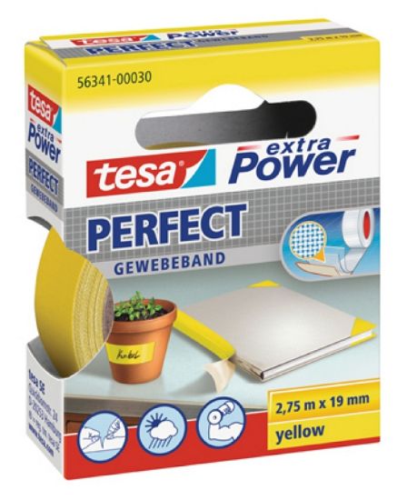 Picture of SCOTCH TELATO 19x2,75mt TELATO GIALLO 1pz TESA EXTRA POWER