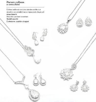 Picture of PARURE COLLANA + ORECCHINI DONNA NAVIGARE 4pz + SCATOLA REGALO N2025