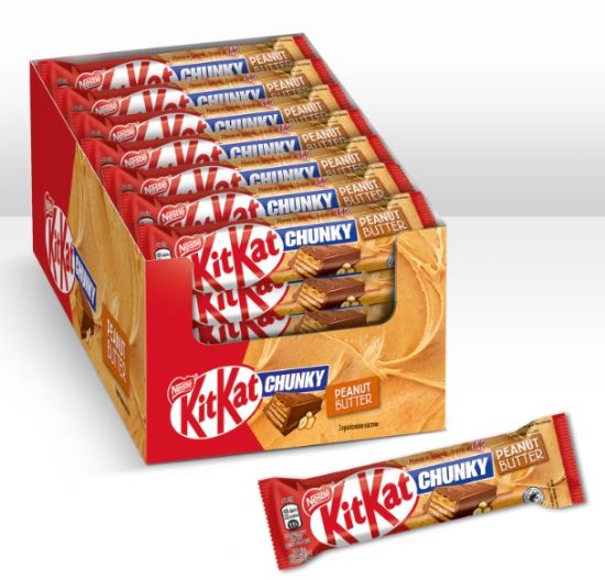 Picture of NESTLE KIT KAT CHUNKY 36pz 40g PEANUT BUTTER