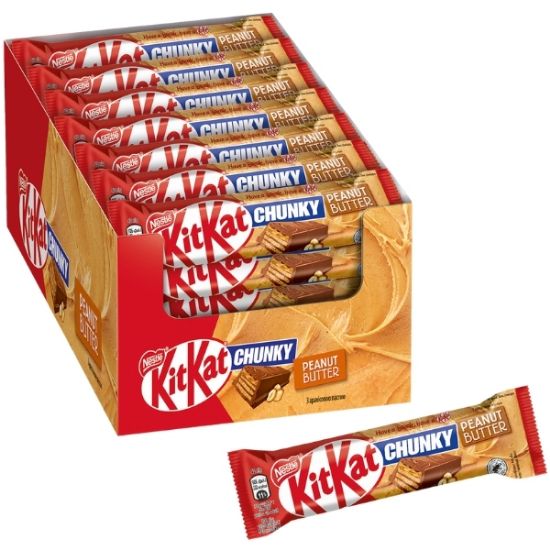 Immagine di NESTLE KIT KAT CHUNKY 24pz 42g PEANUT BUTTER