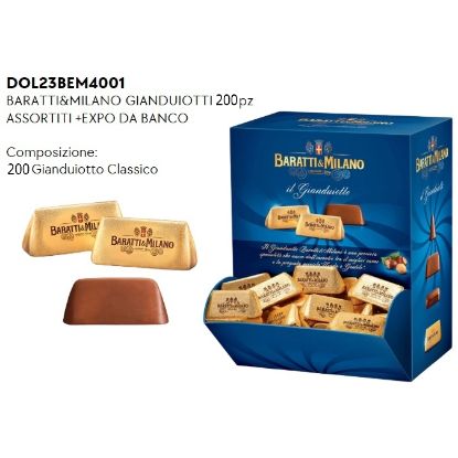 Immagine di BARATTI&MILANO GIANDUIOTTI CLASSICO 200pz ASSORTITI + EXPO DA BANCO - PR2025