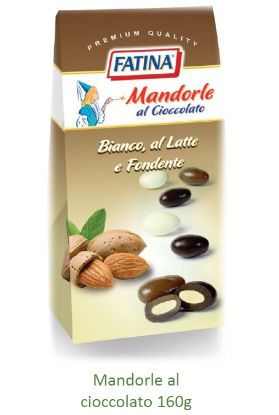 Picture of FRUTTA SECCA RIC. FATINA 1pz - 160gr MANDORLE CIOCCOLATO - PR2025