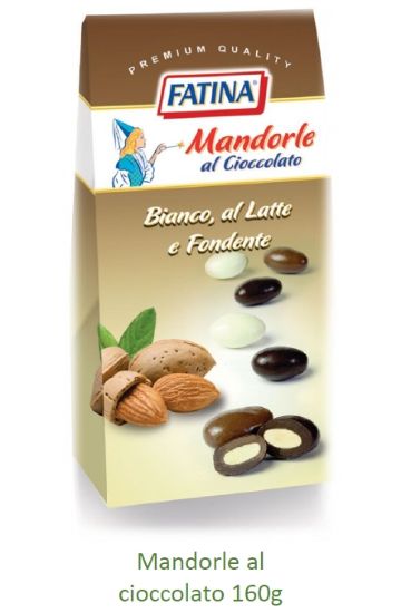 Picture of FRUTTA SECCA RIC. FATINA 1pz - 160gr MANDORLE CIOCCOLATO - PR2025