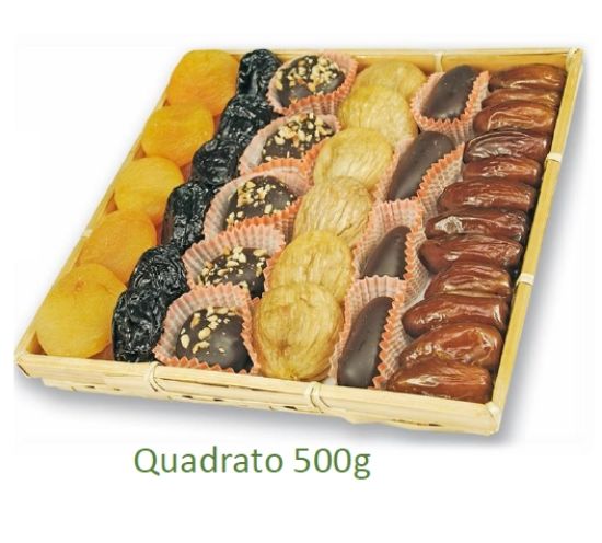 Immagine di FRUTTA SECCA FATINA VASSOIO 1pz - 500gr QUADRATO - PR2025