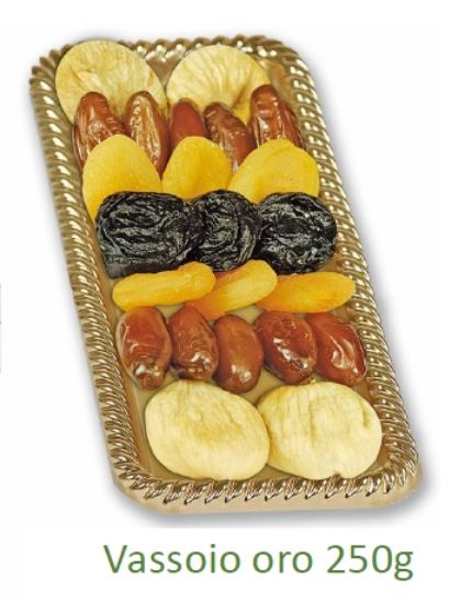 Picture of FRUTTA SECCA FATINA VASSOIO 1pz - 250gr ORO - PR2025